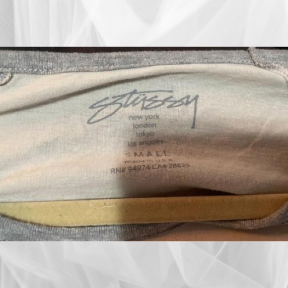 Stussy floral print long sleeved T-shirt - Picture 3 of 3